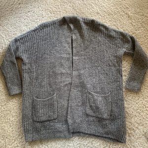 Dreamers Long Gray Cardigan. Size Medium / Large